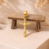Shineaura’s Classic Gold-Plated Crucifix Pendant – Christian Jesus Pendant