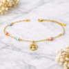 Shineaura Gold Plated Tree of Life Charm Bracelet for Women & Girls – Multicolor Beaded Anti-Tarnish  Bracelet