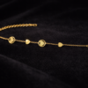 Shineaura Gold Plated Heart Charm Bracelet for Women & Girls – Minimal Anti-Tarnish Adjustable Bracelet