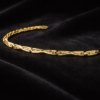 Shineaura Gold Plated Designer Link Bracelet for Women & Girls – Anti-Tarnish Elegant Bracelet